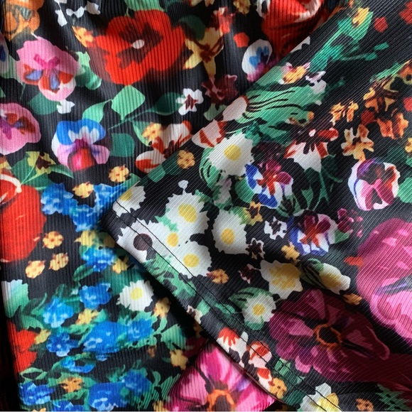 Retro floral biker shorts size large vintage looking - Picture 5 of 7